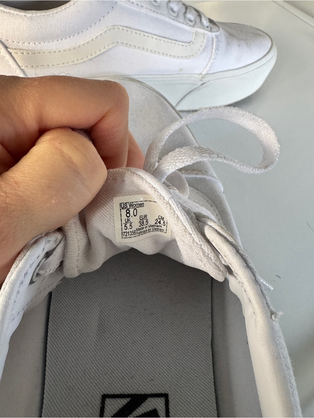 White platform vans - Picture 5 of 8